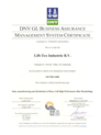 Lift-Tex DNV ISO9001