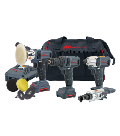 12v Cordless Impact Wrench, 12v Ratchet and Polisher/Sander Combo Kit IQV12-401
